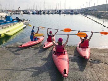 Kayak en Valencia y dragon boat marina valencia