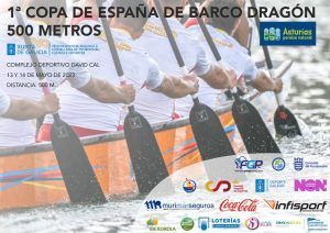 1ª Copa de España Barco Dragón 500 metros @ Verducido, Pontevedra